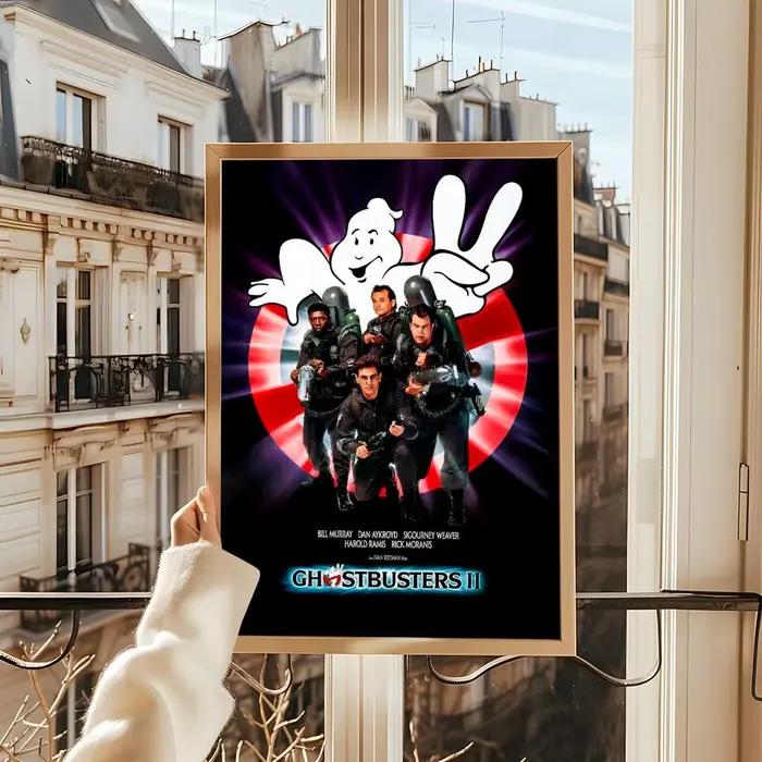 Affiche en toile de lin HD du film classique G_Ghostbusters