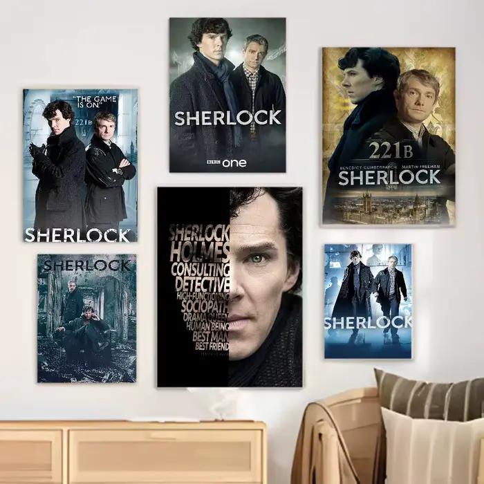 S-Sherlock h-holmes affiche Art avec impressions maison chambre salon décoration cadeau