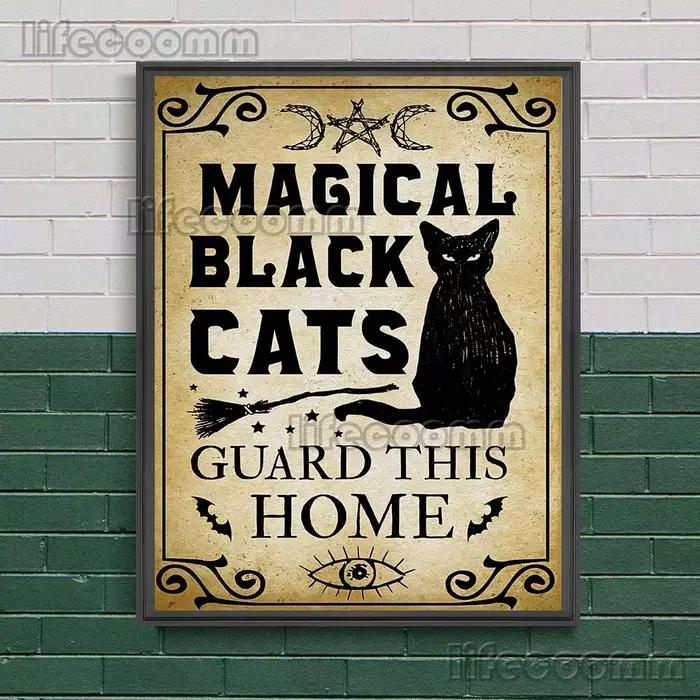 Affiche de règles de la maison de sorcière