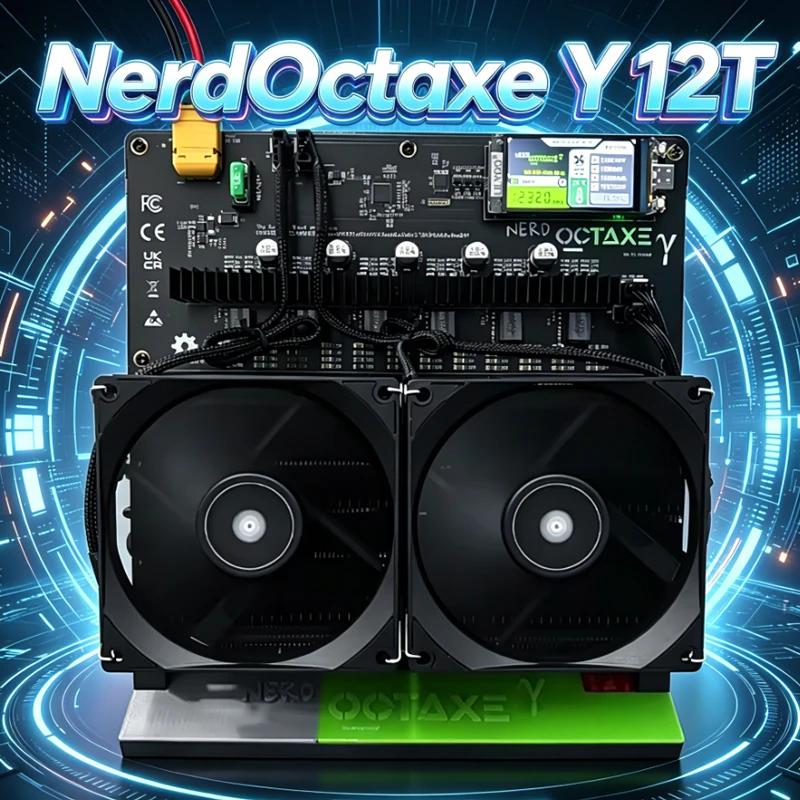 Nouveau 2026 Miner NerdOctaxeY Rev3.1 12T avec alimentation, Mineur BTC Solo Nerd Octaxe 12T, Mineur