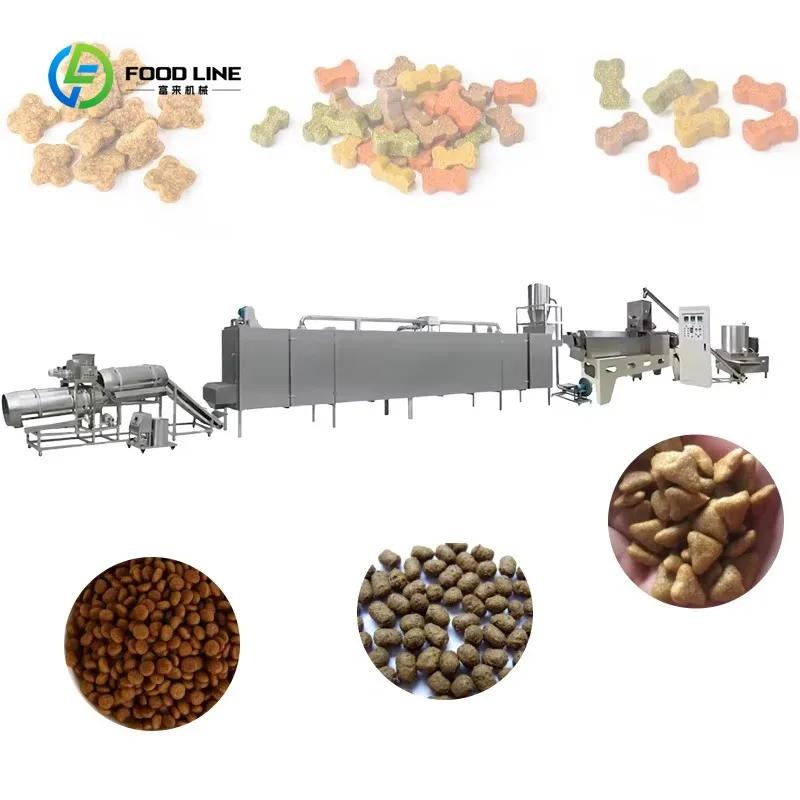 Machine de fabrication de croquettes pour chiens et chats sur mesure, ligne de production d'aliments