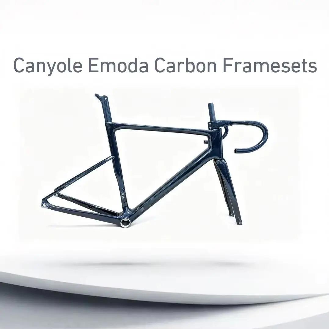 Cadre de vélo de route en fibre de carbone Canyole-emoda 26 pouces, cadre de vélo de course aérodyna