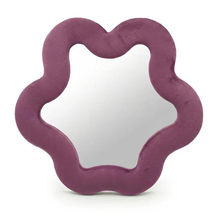 Soft Squiggly Mirror – Star – Mauve (33 x 31 x 2.3cm)