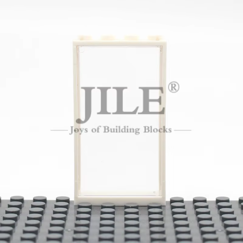 Moc – cadre de porte de fenêtre française 1x4x6 60596 57895, blocs de construction en briques, ensem