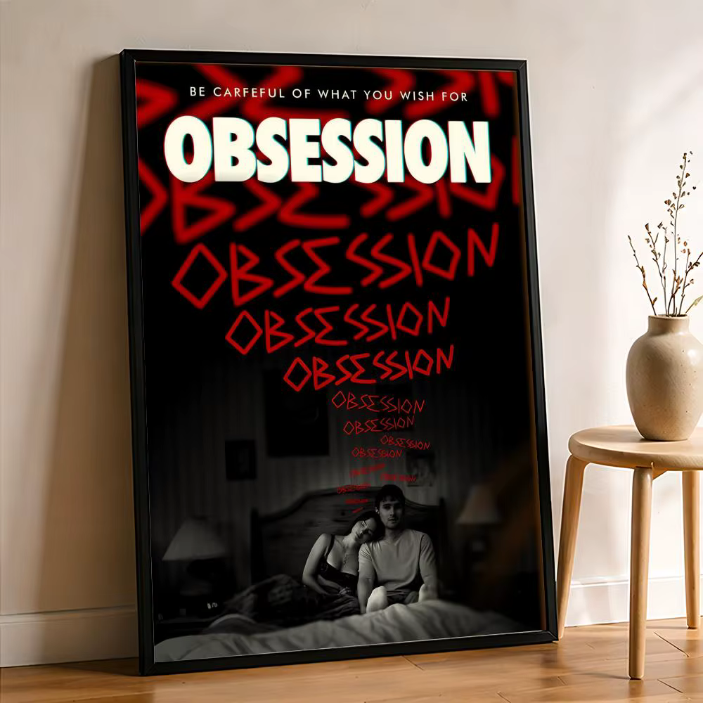 Affiche sur toile de film O-Obsession, peinture et calligraphie, décoration murale HD pour chambre à