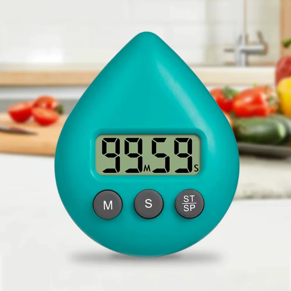 Minuterie étanche goutte d'eau, douche résistante aux éclaboussures, Type ventouse, horloge numériqu