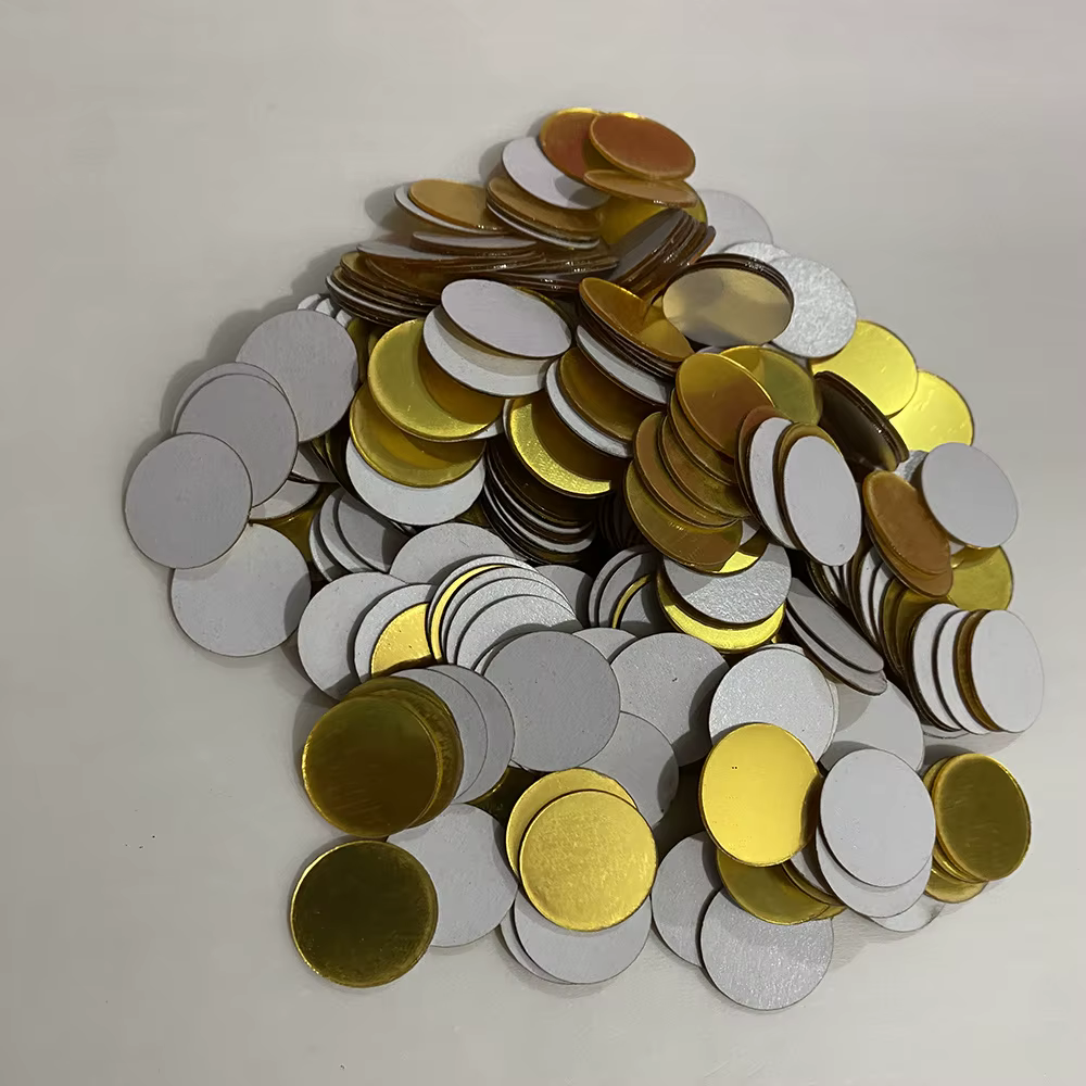 100 pcs/lot 2 cm coeur acrylique miroir autocollant mural rond carré bricolage mur miroir autocollan