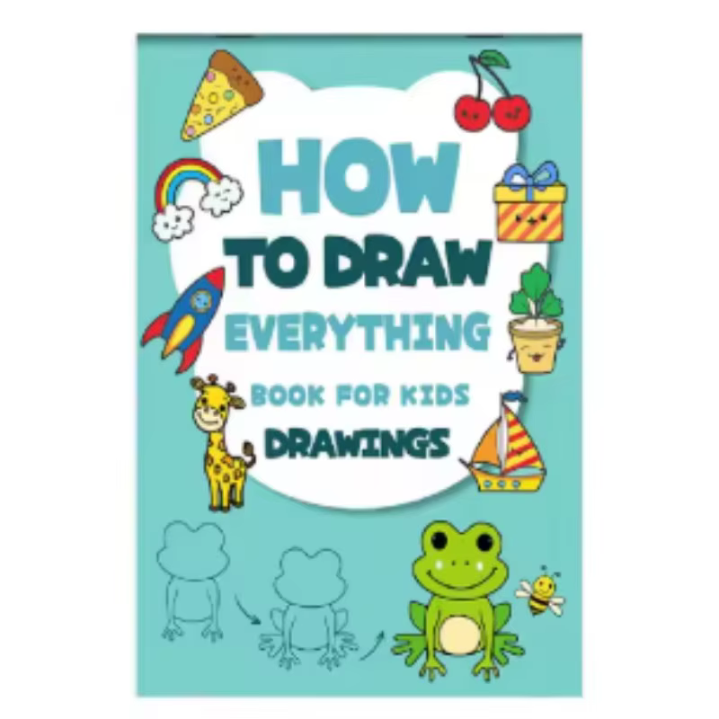 Livre de peinture étape par étape - un tutoriel de peinture facile à comprendre, adapté aux enfants 