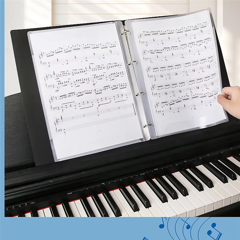 Dossier de partitions, accessoires de support de musique, support de partitions, dossier de chorale 