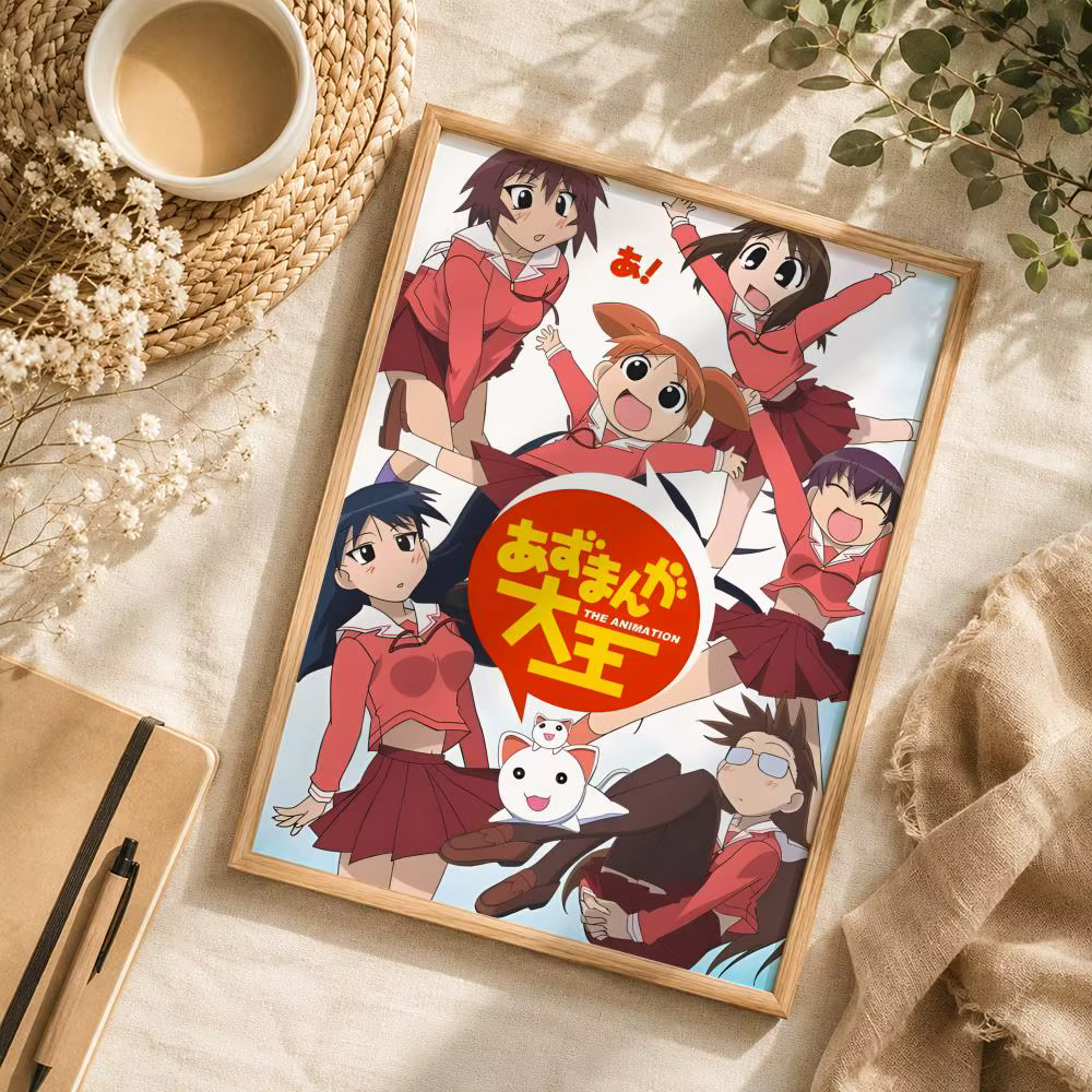 Affiches et impressions d'art de peinture calligraphique Azumanga Daioh, décoration d'intérieur, cad