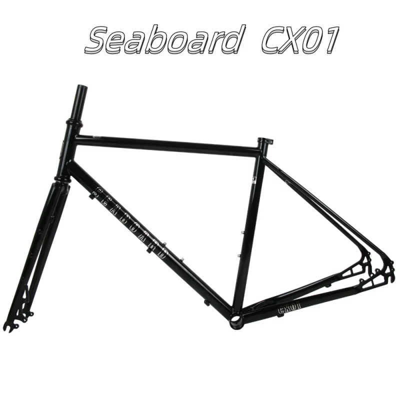SENICA-Cadre de vélo en acier au chrome molybdène, 700c, 43 / 47 / 50 / 53/56cm, Cx01