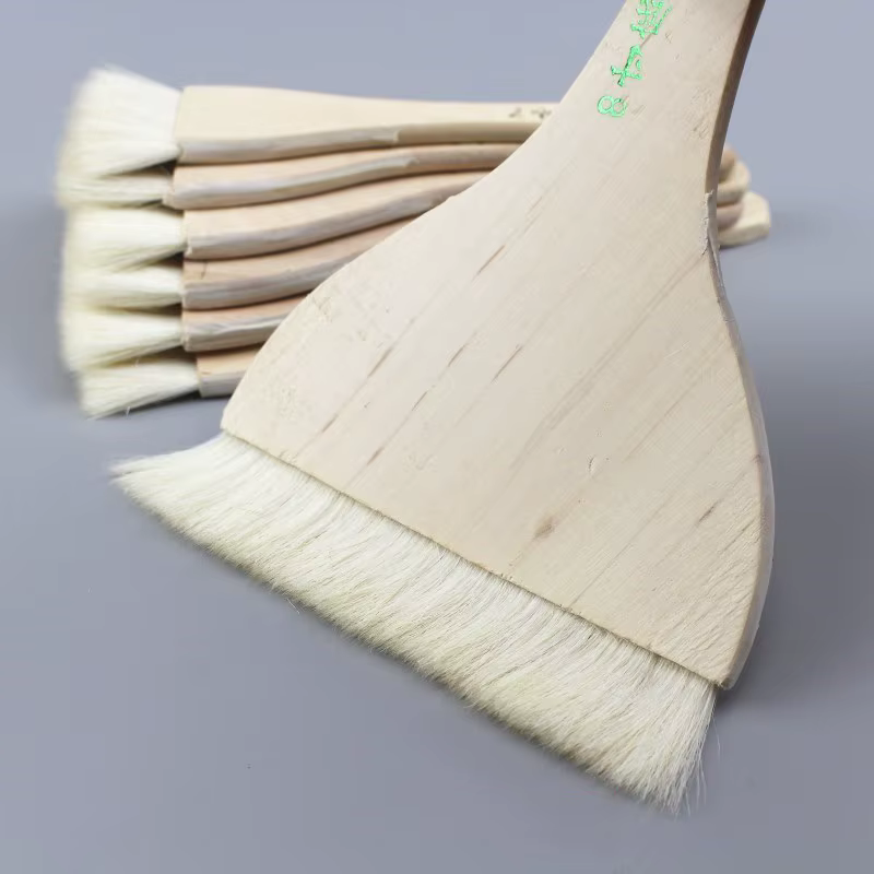7 pièces/ensemble brosse à cheveux en laine 2-8 pouces pinceaux pour peinture rangée stylo brosse à 