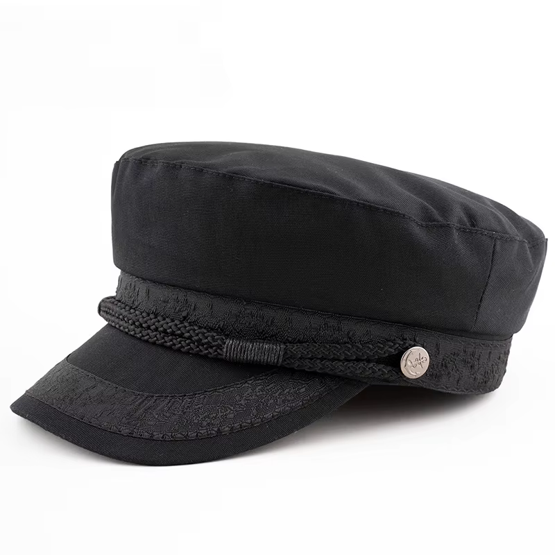 Chapeau militaire grande taille 62cm, casquette marine unisexe pour hommes, chapeau de capitaine de 