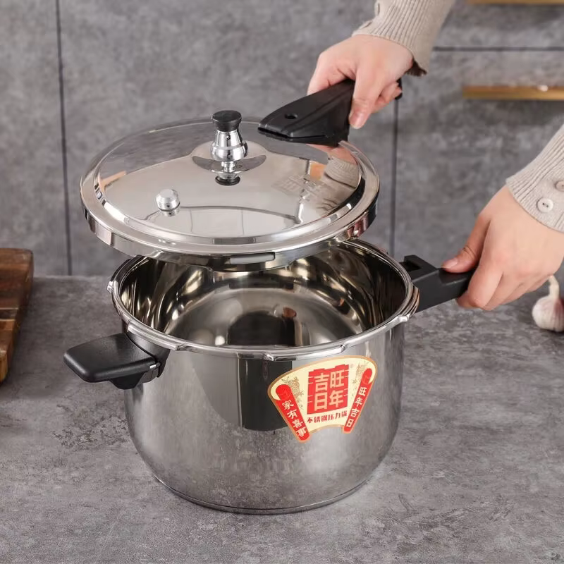 Autocuiseur 16-30cm, poêle de cuisson en acier inoxydable, marmite à ragoût, cuisinière à Induction,
