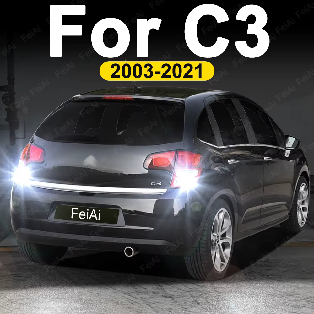 Feux de recul LED pour citroën C3 Aircross Picasso Pluriel 2003-2021 2007 2008 2009 2010 2011 2012 2
