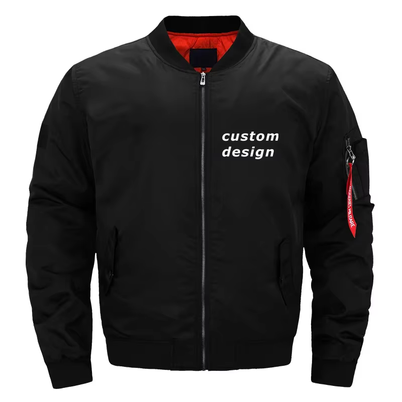 Veste bombardier militaire Outdoor Ma1 pour hommes, taille américaine