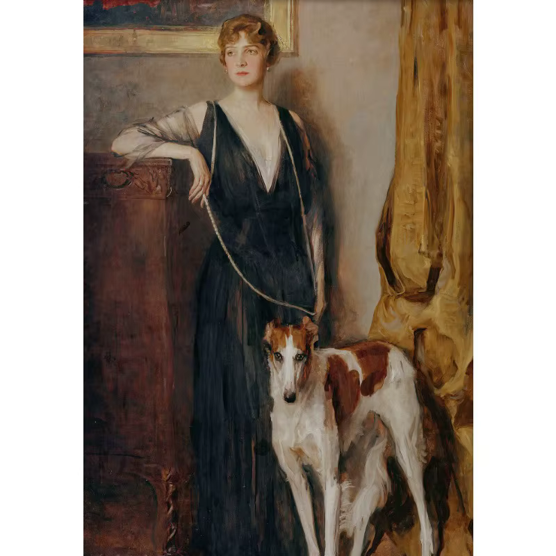 Affiche de portrait féminin de la Renaissance, peinture sur toile vintage victorienne, art mural ten