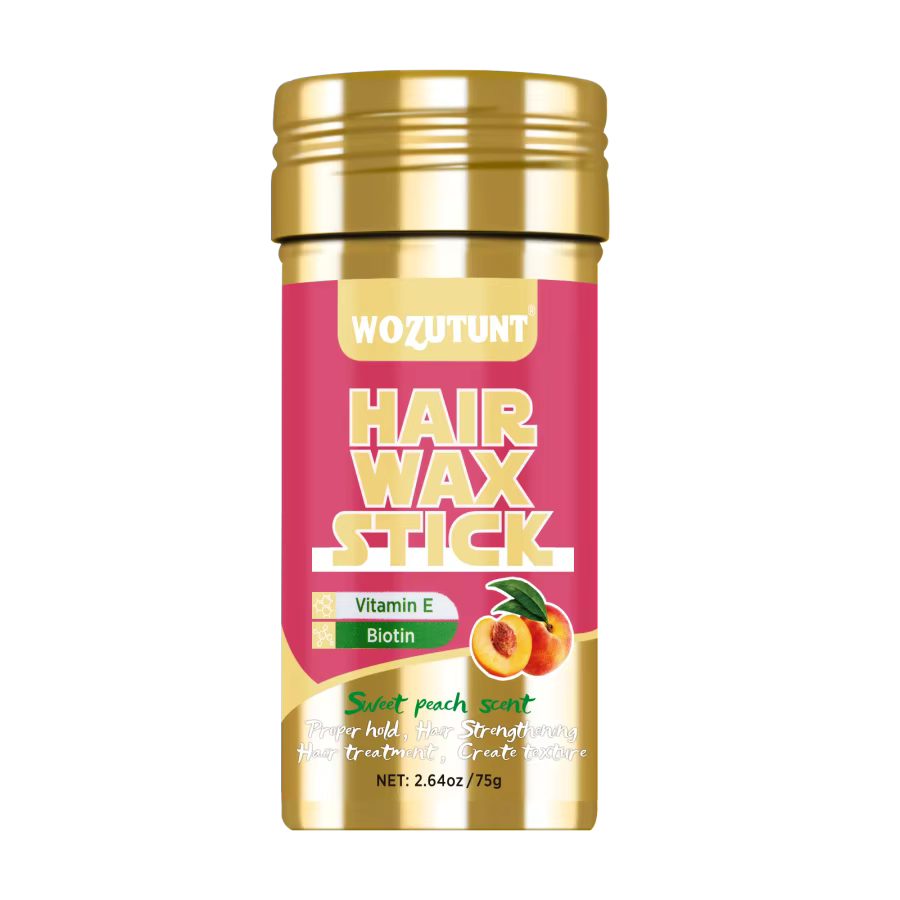 Bâton de cire coiffante, finition naturelle Non grasse, pommade pour tous les types de cheveux crépu