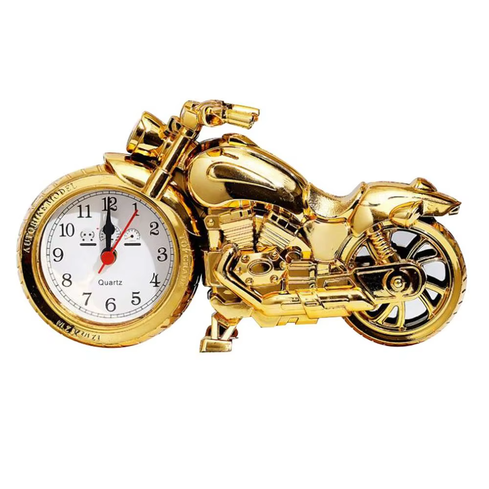 Réveil de moto polyvalent, ornement de moto, horloge numérique arabe créative, simplicité moderne
