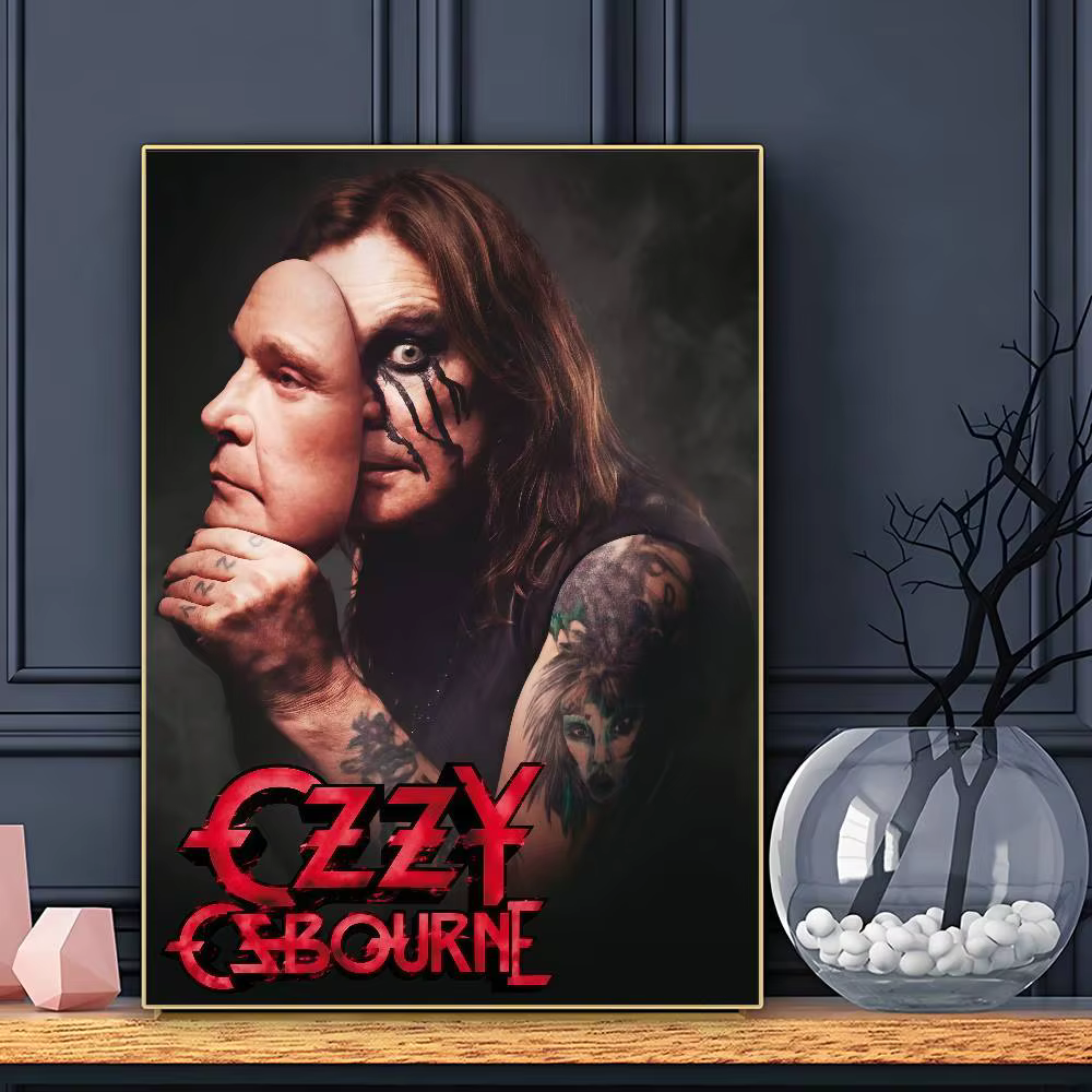 Restez Prince des ténèbres O-Ozzy O-OsbourneS affiche HD Art collant mur étanche maison salon Bar dé
