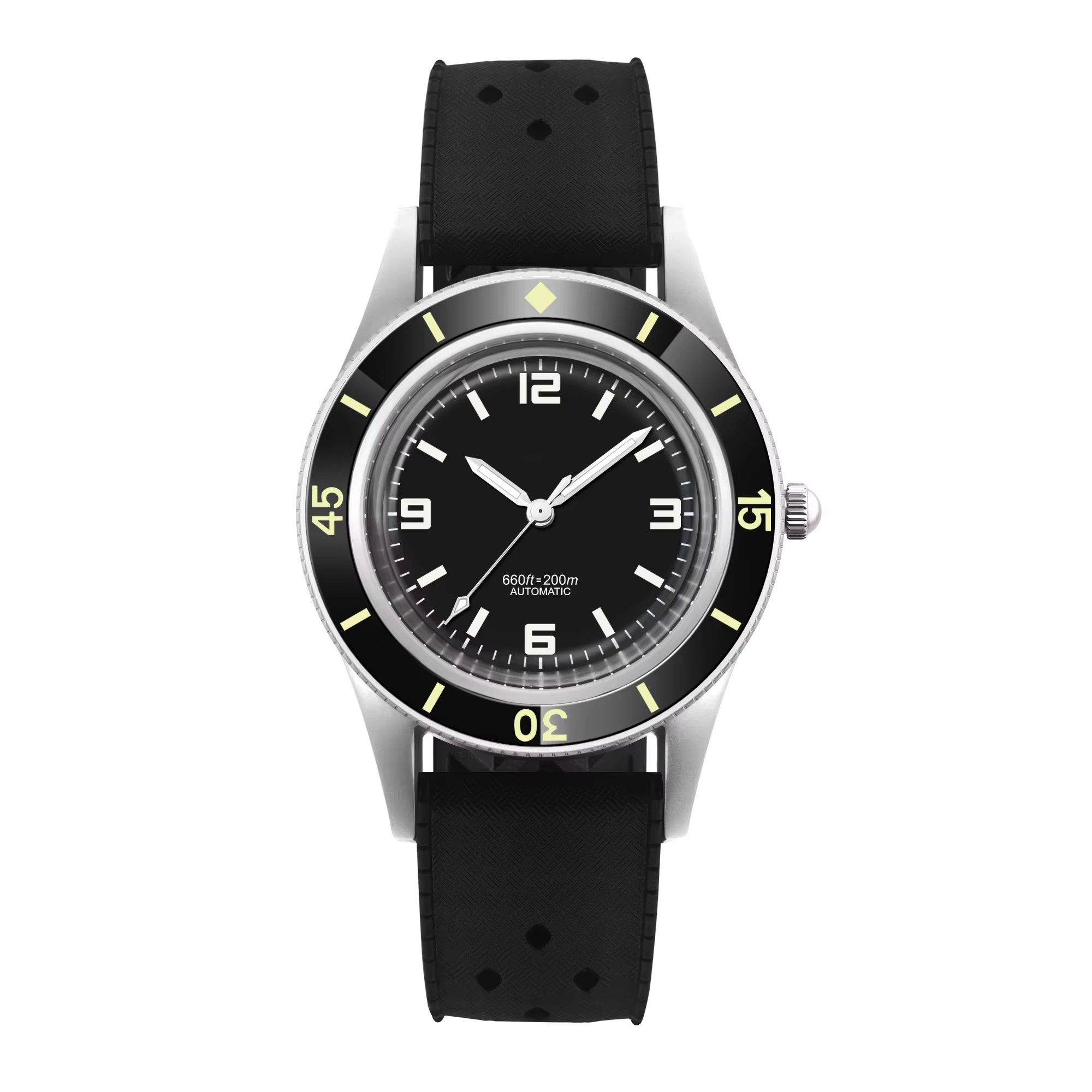 CORGEUT 50-Fathoms montre de plongée WD50F NH35 mouvement automatique 40mm montre pour homme lumineu