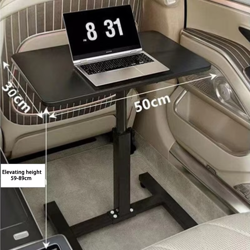 Petite Table montée sur voiture avec Table à manger pliable, Table multifonctionnelle avant et arriè