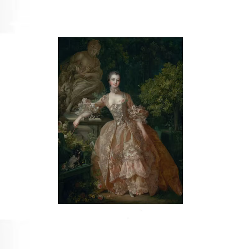 Madame de Pompadour 1759, affiche sur toile imprimée, décoration de salon, image murale pour la mais