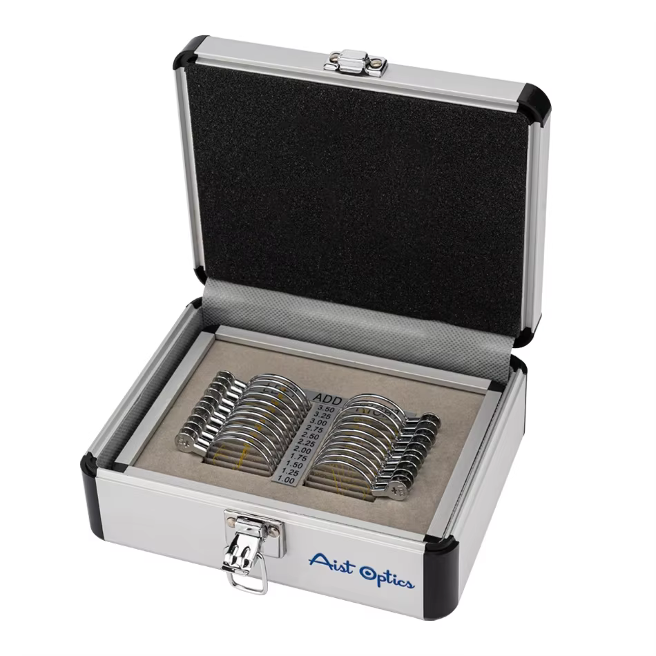 AIST 22PCS Le kit de lentilles d'essai progressives le plus populaire, avec plateau et étui en alumi