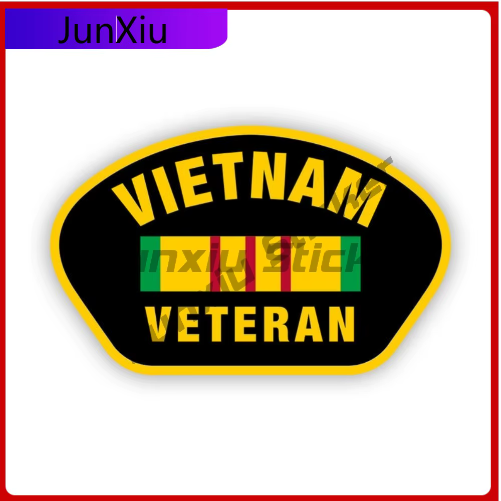 Autocollant créatif pour vétérans du Vietnam, décalcomanie décorative pour voiture, en vinyle, imper