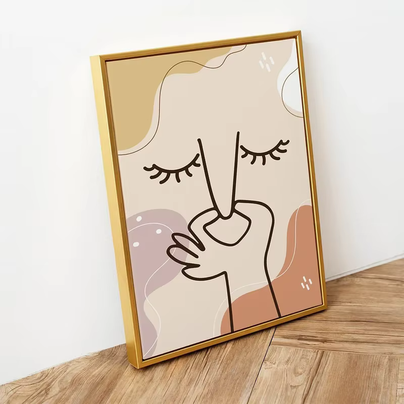Affiches d'art murales de salle de bains amusantes, imprimés abstraits, mauvais odeur, peinture sur toile de toilette minimaliste, images de décoration murale de salle de bains