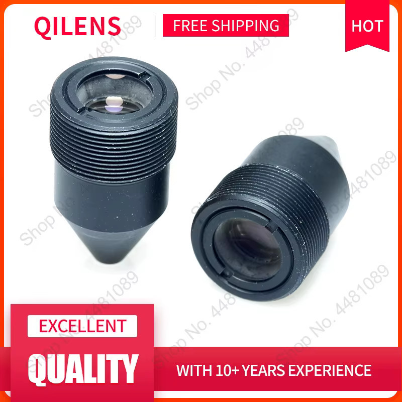 QILENS 3 mégapixels HD 8mm objectif de carte pour caméra de sécurité CCTV caméra IP M12 * 0.5 montage longue Distance de visualisation