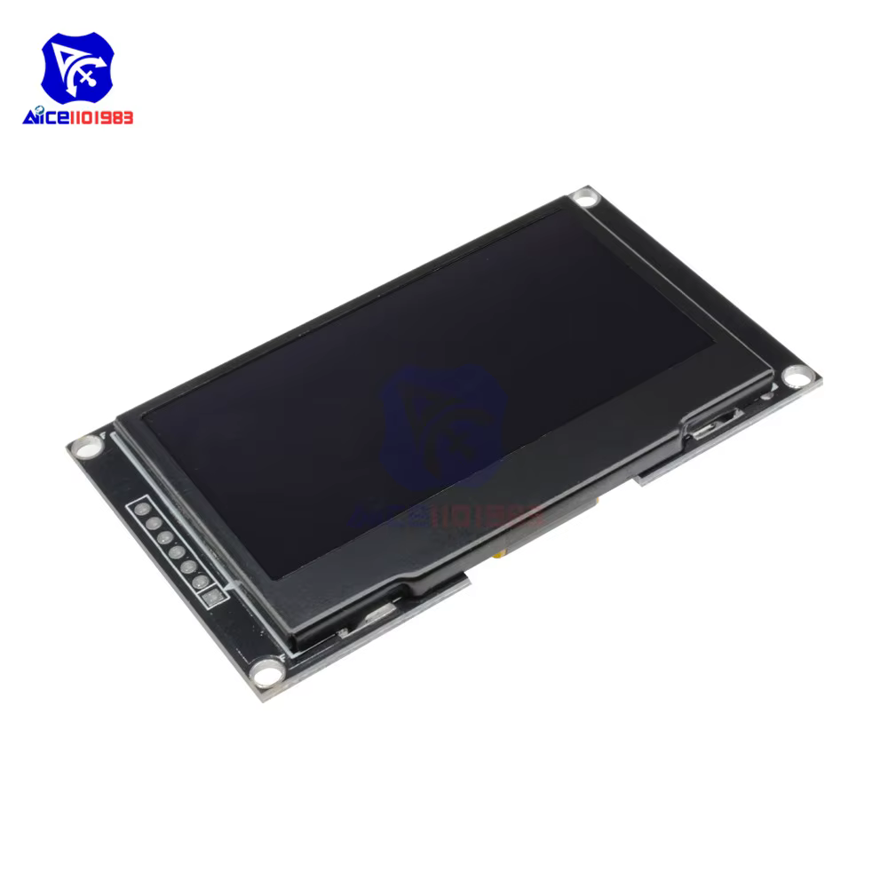 Diymore 2.4 "2.42 pouces 128x64 OLED Module d'affichage LCD SSD1309 12864 7 broches SPI/IIC I2C Interface série pour Arduino R3 C51