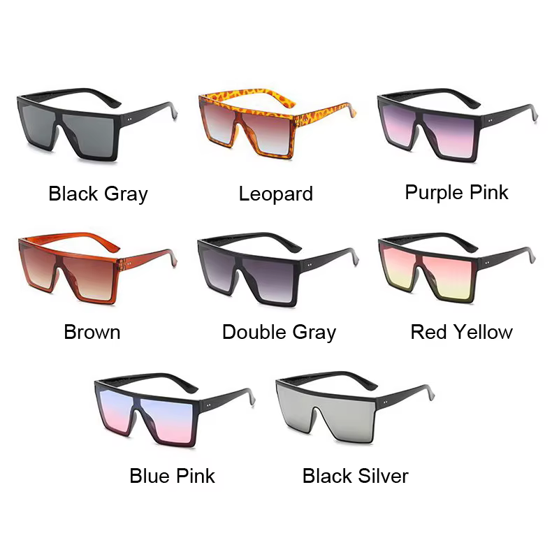 Lunettes De soleil carrées surdimensionnées noires De luxe pour femmes, mode Style Vintage, marque De styliste, grande monture Oculos De Sol