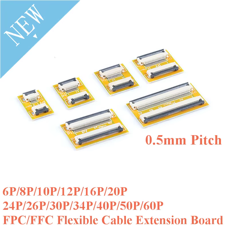 FPC FDavid Flexible Câble pio Extension conseil 4 8 10 14 20 30 40 45 50 54 60PIN AWM 20624 20706 20861 SpringC 60V VW-1 Connecteur