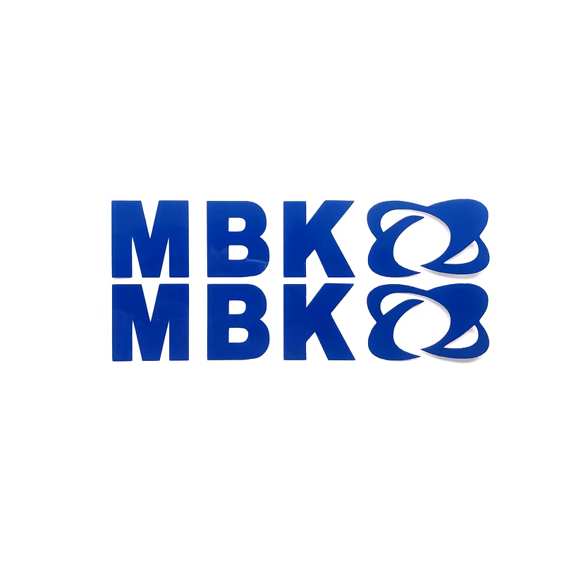 Autocollants de rénovation de moto, 2 pièces/ensemble, autocollants décoratifs réfléchissants personnalisés avec logo MBK pour moto MBK