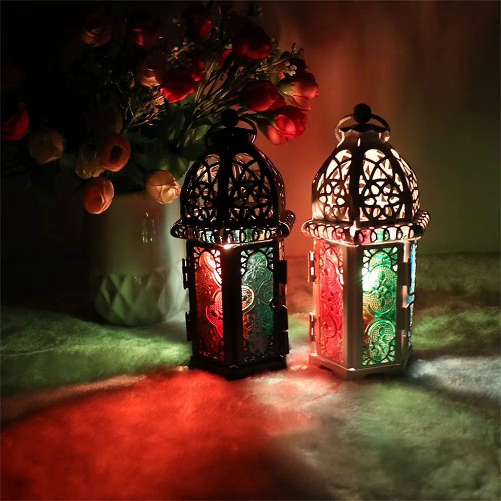 Lampe de Table classique suspendue Vintage mariage marocain européen bougie lanterne chandelier décor à la maison bougeoirs