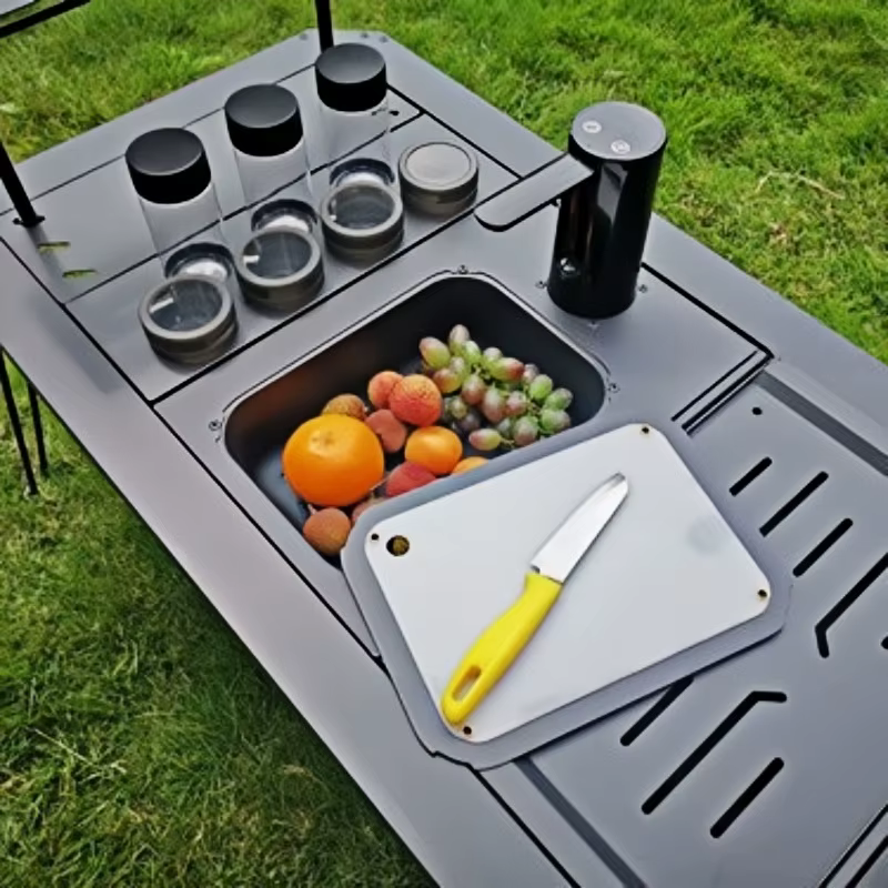 Distributeur d'eau de table IGT, pompe à eau électrique pliable et rechargeable, équipement de camping portable, accessoires de voyage pour l'extérieur