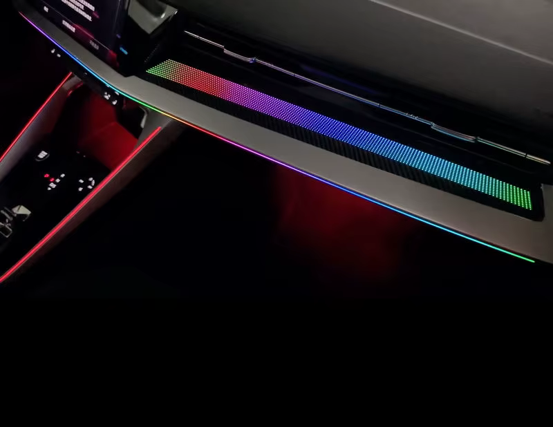 Kit d'éclairage d'ambiance pour Audi A3/S3 2021-2025 conduite à gauche, grille d'aération du tableau de bord, LED intérieures