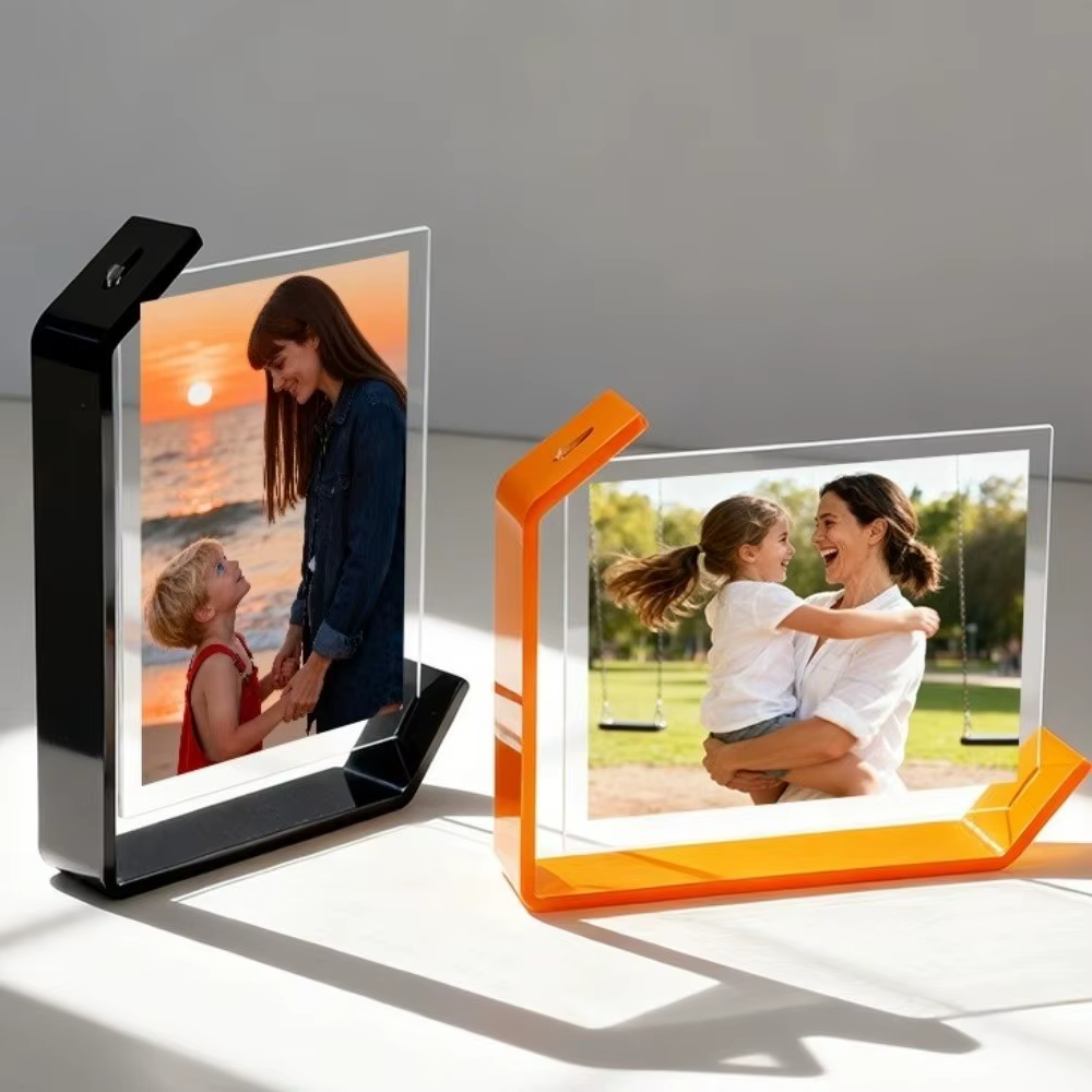 Cadre photo acrylique multifonctionnel transparent de 5/6/7/8 pouces, cadre décoratif pour affiches, cadre de menu moderne, cadre de galerie