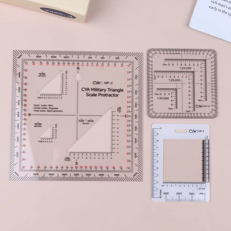 Carte topographique militaire pratique avec échelle de coordonnées militaires MGRS USNG pour les aventures de navigation maritime/terrestre