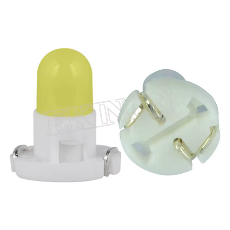 50pcs T3 T4.2 T4.7 COB tableau de bord de voiture indicateur Instrument ampoules Auto intérieur lampe blanc rouge bleu vert rose jaune DC12V