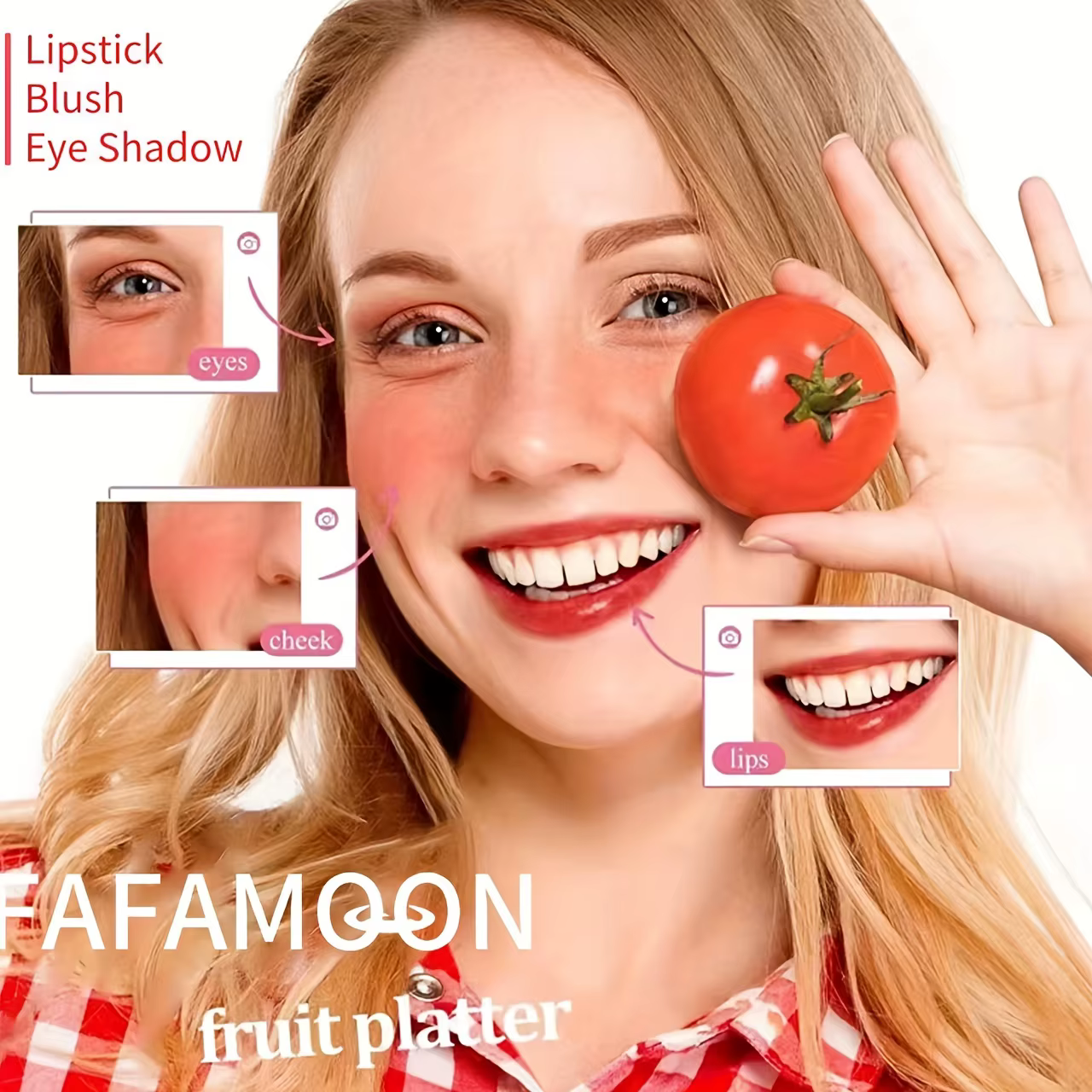 Teinte à lèvres fruitée 4 couleurs, gloss hydratant, rouge à lèvres liquide waterproof, non-collant, haute pigmentation, couleurs longue durée