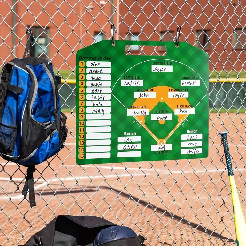 Planche d'Entraînement de Baseball Effaçable, Accessoire de Démonstration pour Match, 1 Pièce