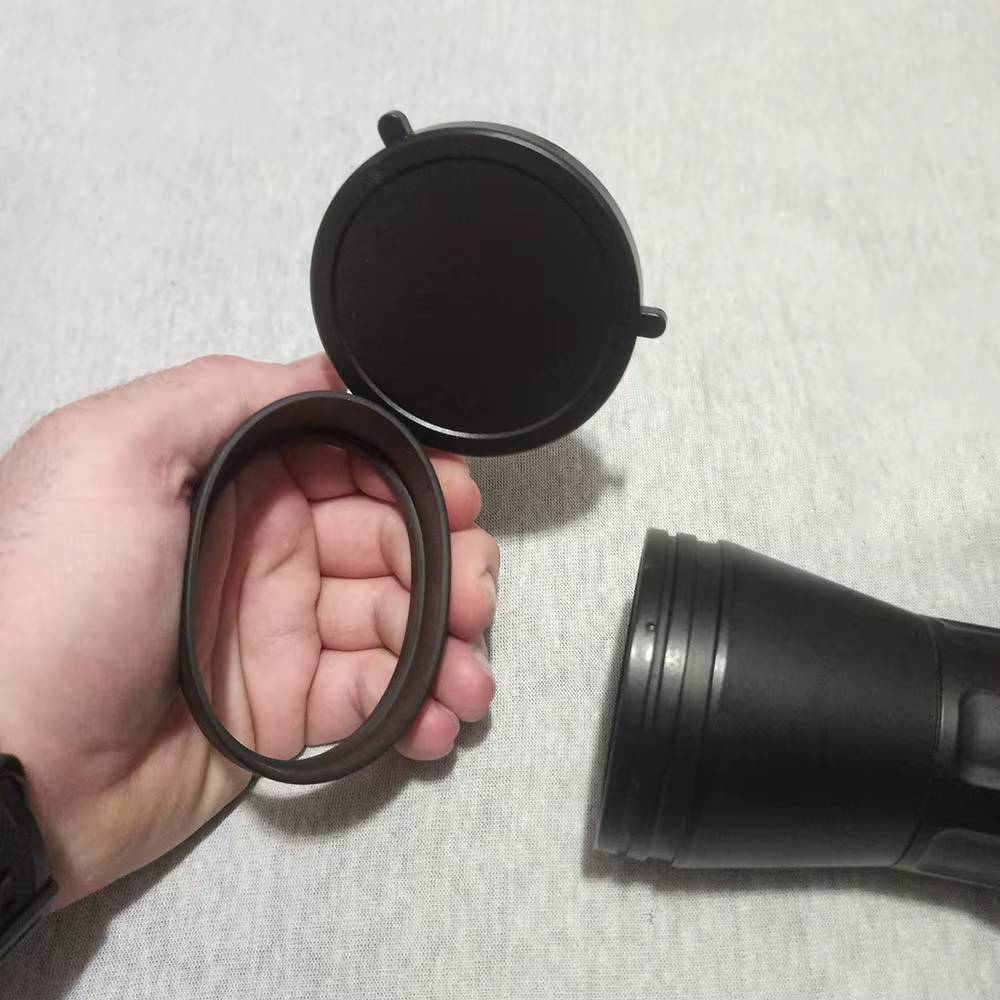 Couvercle d'objectif de portée de fusil de chasse, capuchon de protection contre la poussière à ouverture rapide pour jumelles de calibre 25-64MM, accessoires de chasse