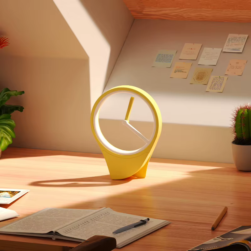 Horloge Flottante Gravitationnelle Sans Cadran, Tendance, Simple, Atmosphérique, Ornement de Bureau Technologique Noir