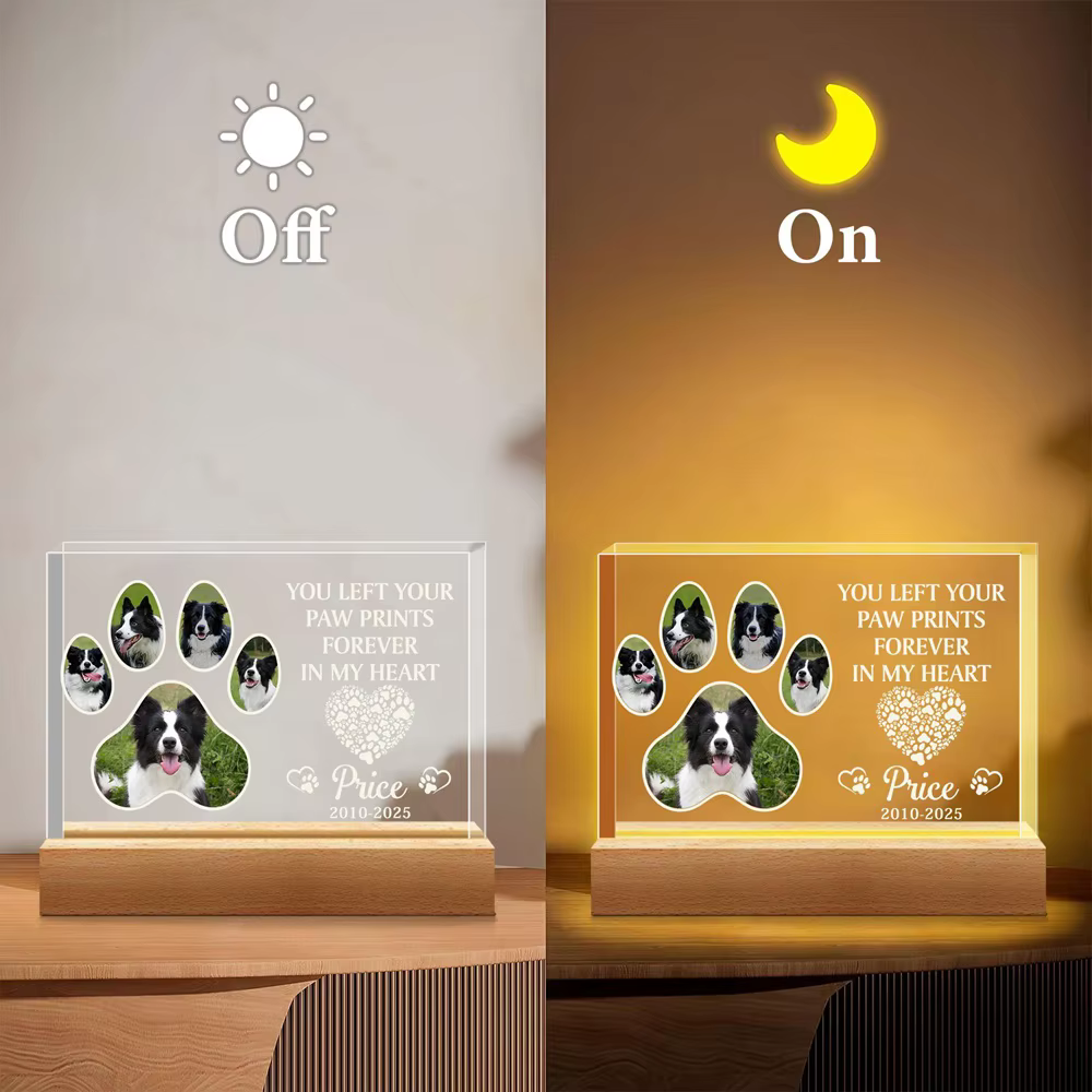 Cadre photo personnalisé pour animaux de compagnie, plusieurs photos, Message en feutre cardiaque, cadeau attentionné pour les propriétaires de chiens pour répondre aux souvenirs d'animaux pour toujou