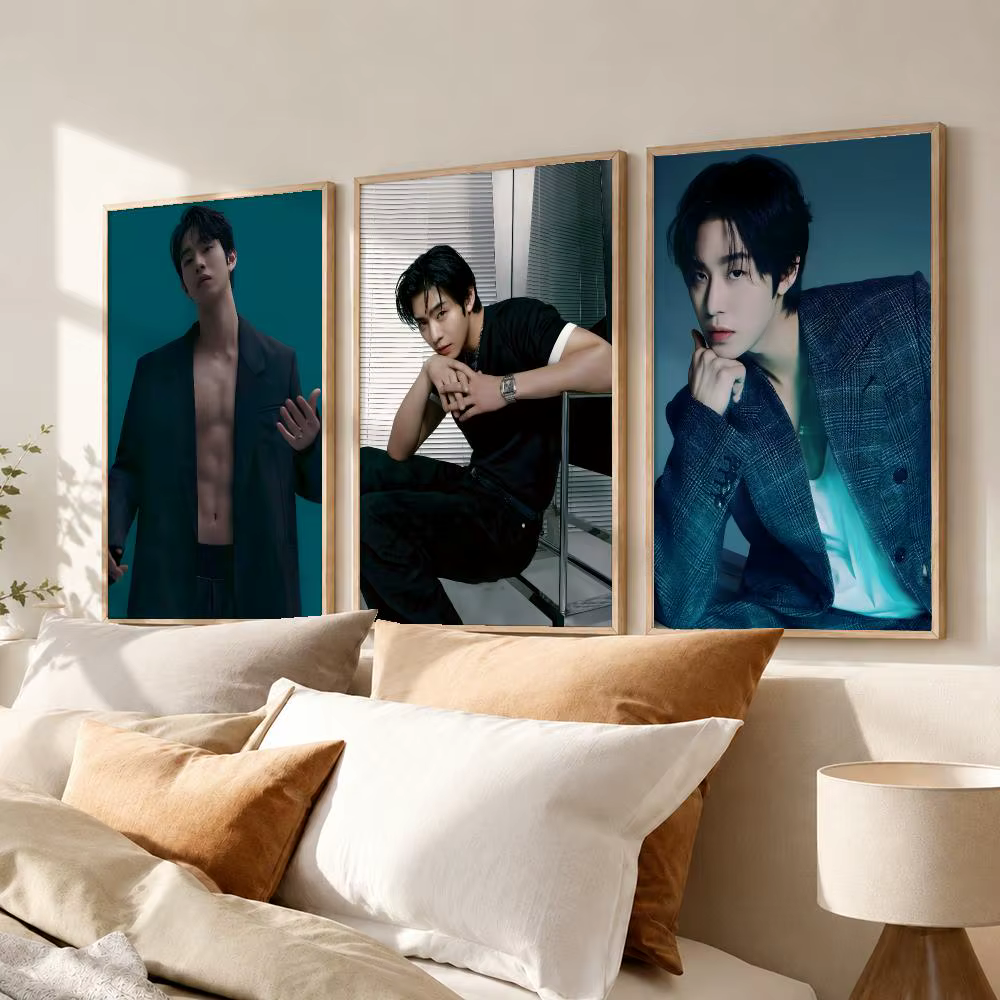 Affiche de l’acteur Ahn Hyo-seop, affiche haute définition, décoration murale, adhésif sans laisser de traces, idéale pour la maison, le café ou le bureau, un excellent cadeau.