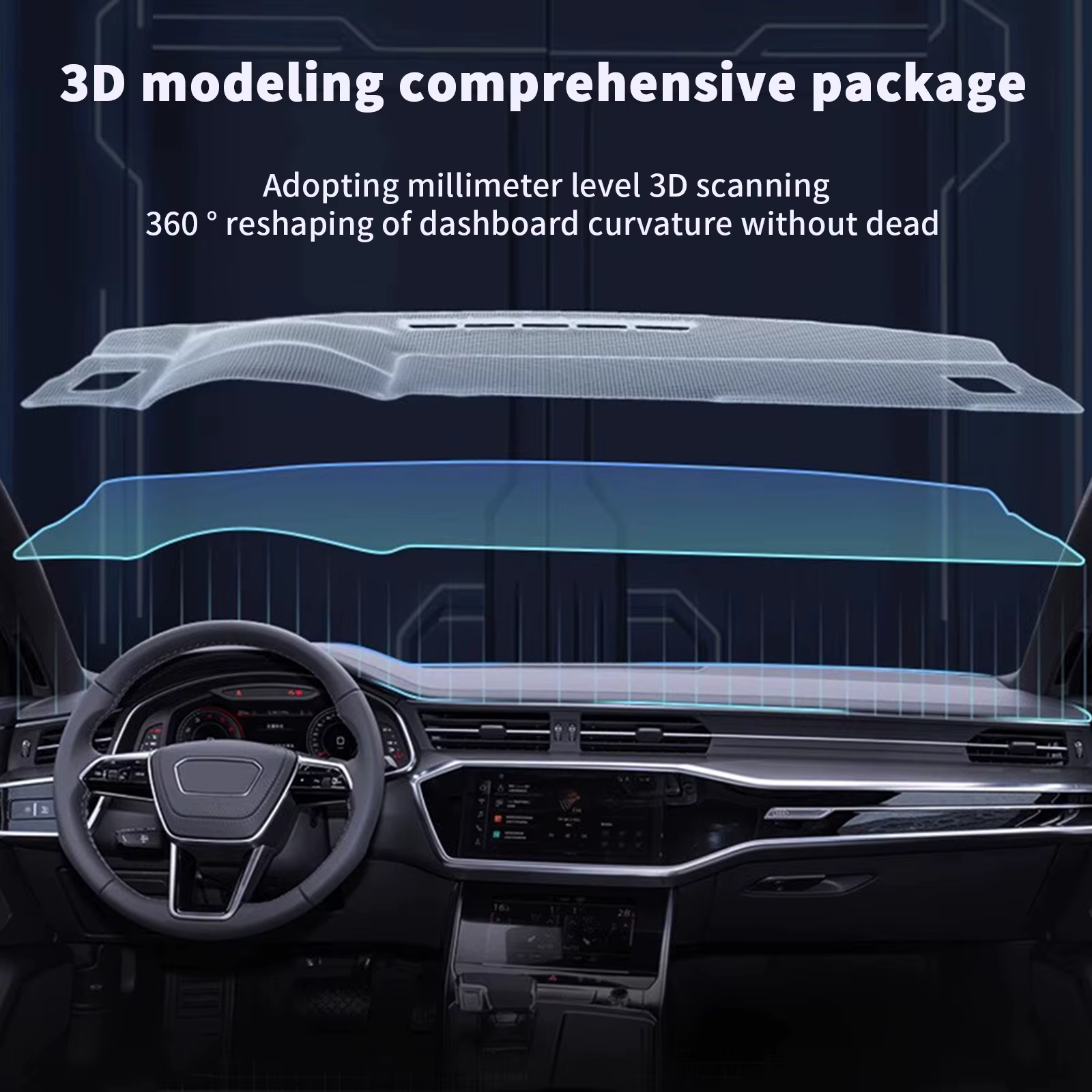 Pour Renault Dacia Duster 2023 2022 2021-2018 ​ ​ Tapis de tableau de bord pour voiture, protection solaire, accessoires