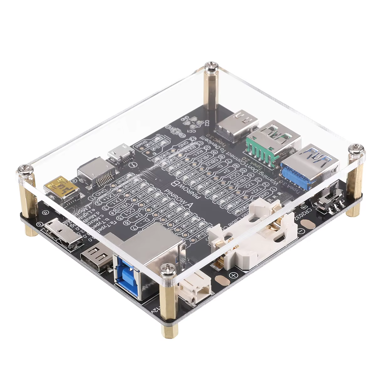 Carte de Test de ligne de données de câble USB, vérificateur de câble, testeur de câble USB, commutation marche-arrêt de court-C pour outil de carte de Test de Type C