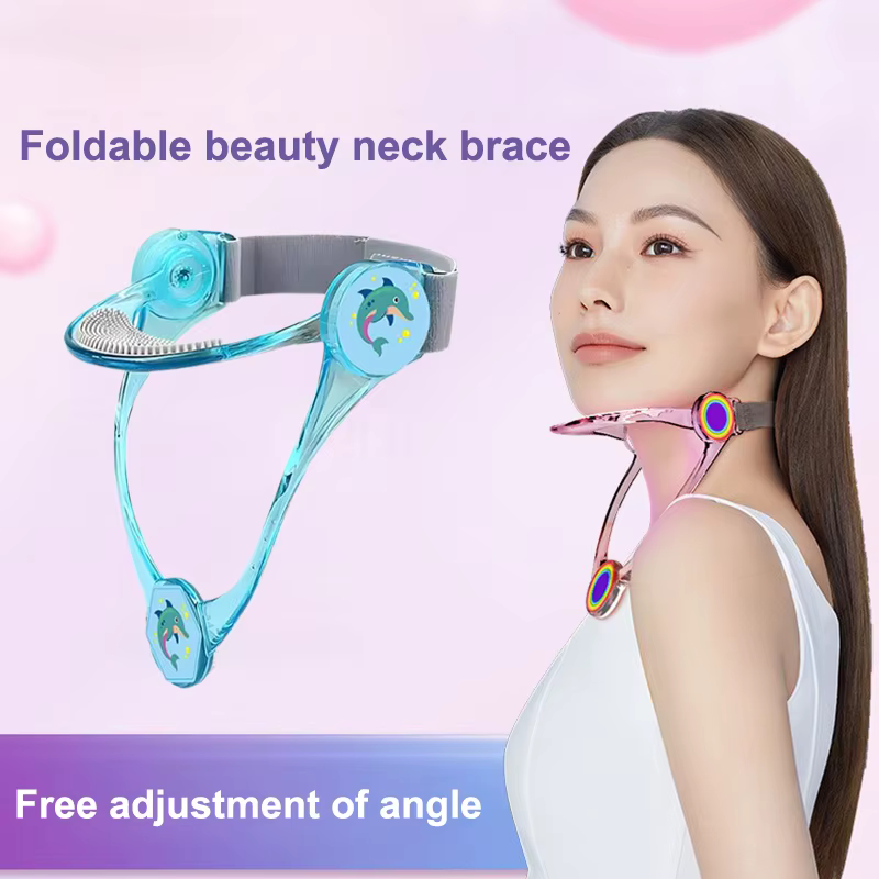 Dispositif de Traction cervicale, Support de cou réglable, bretelles décompressées, Correction de Posture de la colonne vertébrale, prévention de la douleur, empêche la tête, faible Double menton